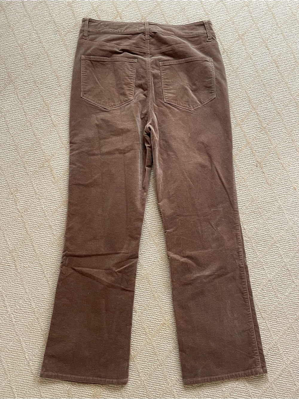 PAIGE Wide Leg cords in Burnt Sugar